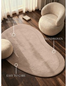 Бежов ръчно изработен килим със смес от вълна 125x200 cm Kari Organic – Villeroy&amp;Boch