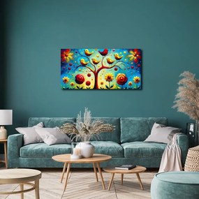 Картина на платно – Цветно дърво на живота