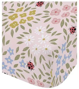 Разтегателен детски чаршаф за единично легло 90x190 cm Garden Animals - RHS