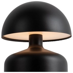 Черна настолна LED лампа (височина 15 см) Impetu - Leitmotiv