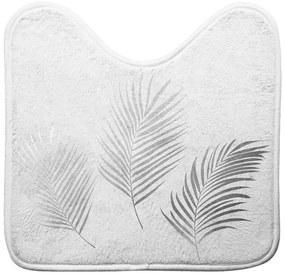 Бяло-сребрист килим за баня WC 45x45 cm Orbella – douceur d'intérieur