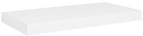 323808 vidaXL Окачен стенен рафт, бял, 50x23x3,8 см, МДФ