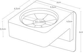 Черен пластмасов мултифункционален държач Film Hook – YAMAZAKI