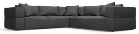 Тъмносив променлив ъглов диван Esther – Milo Casa