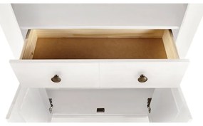 Бяла библиотека от масивен бор 181x31 cm Mille – Støraa