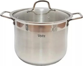 Дълбока тенджера Oliver Voltz OV51211D28, 13.5 л, 28х22 см, Дебело дъно, Индукция, Инокс