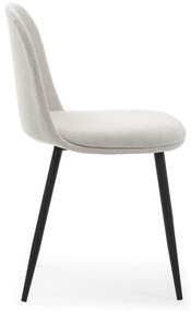 Бежови трапезни столове в комплект от 4 бр. Malila – Marckeric