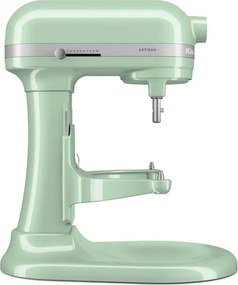 Планетарен миксер KitchenAid Artisan 5KSM60SPXEPT Pistachio, 375 W, 5.6 л, 11 скорости, 67 точки на допир, Повдигане на купата, Специална скорост Fold, Светлозелен