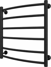 Radiатор за баня тип стълба INOX CLASSIC 122W/230V 57x53 cm неръждаема стомана/черен