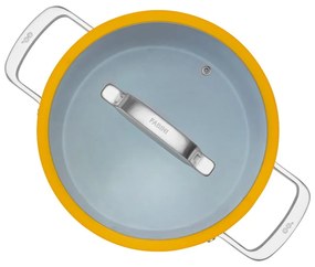 Гърне с капак/с керамично покритие подходящо за индукционен котлон 5,5 l Meda 3.0 – FABINI