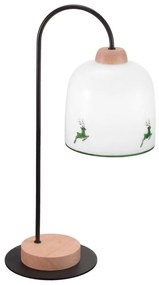 Kolarz A1352.71.G.100 - Настолна лампа NONNA 1xE27/60W/230V елен дъб/бял/зелен