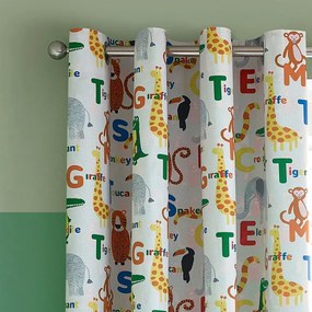 Детска завеса 2 бр. 168x183 cm Animal Magic – Catherine Lansfield