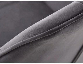 Сиви тапицирани трапезни столове в комплект с подлакътници 2 бр. Nolan Square – Unique Furniture