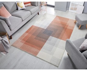 Сив и розов килим , 160 x 230 cm Plaza - Flair Rugs