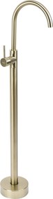 кран за мивка Rea Lungo Brush Gold