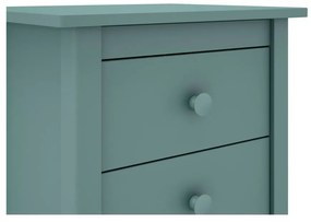 Детско нощно шкафче от борова дървесина в цвят бензин Max - Marckeric