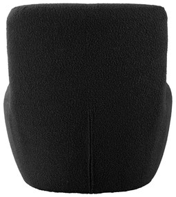 Черно кресло от плат букле Ada – Leitmotiv