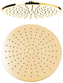 Месингова душ глава в златист цвят ø 30 cm – Sapho