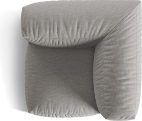 Светлосив модул за диван (променлив) Martina – Micadoni Home