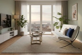 Триместен диван Casablanca-бял