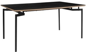 Черна трапезна маса 90x160 cm Alto – Støraa