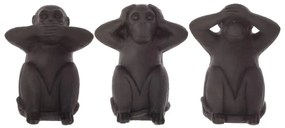 Декоративна фигура atmosphera Wisdom, Смола, 23 cm, 3 бр