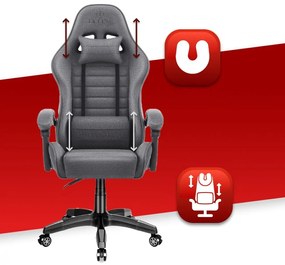 Геймърски стол HC-1003 Dark Grey