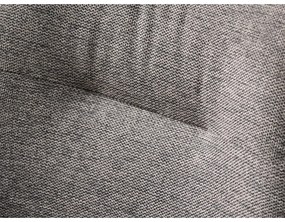 Сив тапициран трапезен стол с подлакътници Roxana – Unique Furniture