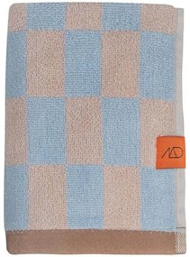 Синьо-розова кърпа за баня от органичен памук 70x133 cm Retro - Mette Ditmer Denmark