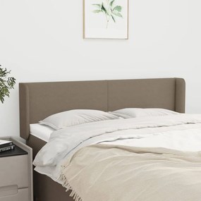 3118490 vidaXL Горна табла за легло, таупе, 147x16x78/88 см, плат
