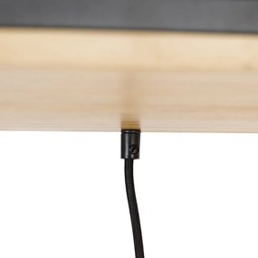 Интелигентна висяща лампа черна с дърво, включително 5 Wifi G95 - Shelf