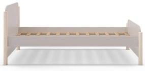 Кремаво детско легло от масивен бор 90x190 cm Enola – Marckeric