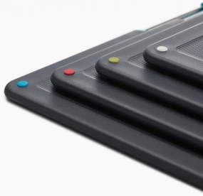 Комплект дъски за рязане Joseph Joseph 60171 Folio, 4 бр, Кутия за съхранение, Черен