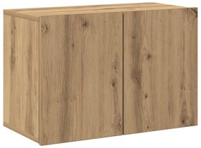 857664 vidaXL ТВ шкаф за стенен монтаж, дъб артизан, 60x30x41 см