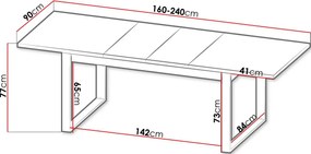 Маса Lamelo extendable
