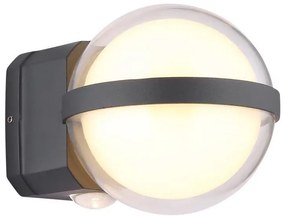 Globo 34157 - LED Екстериорен аплик ILLI LED/12W/230V IP54 черен
