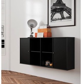 Черна модулна система от рафтове 136x69 cm Mistral Kubus - Hammel Furniture