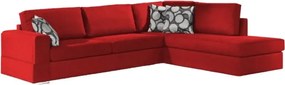 Ъгъл диван Must-Left-295φ 230β cm.-Red