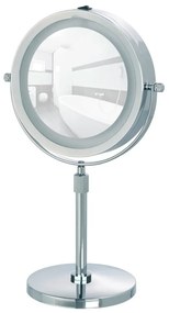 Козметично огледало със светлина/увеличително (5x) ø 13,5 cm Lumi – Wenko