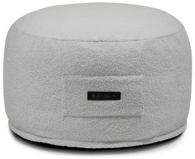 Светлосива табуретка от букле Om 60 – SLOWDOWN