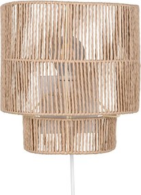 Стенна лампа с USB в естествен цвят Satna – Reality