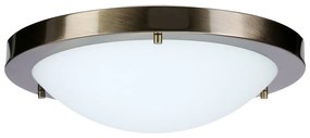 Лампа за таван в бронз със стъклен абажур ø 18 cm Aquila - Candellux Lighting