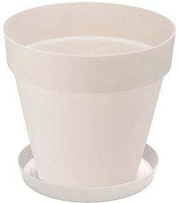 Serinova - Саксия Yali 16xh14,5cm - бяла