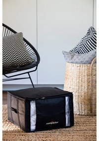 Черна кутия за съхранение на дрехи XXL 3D Medium, 125 л Black Edition - Compactor