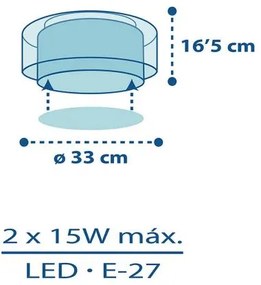Аплика/таванна светлина Ango Police