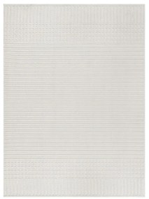 Бял килим от шенил подходящ за пране 120x160 cm Elton – Flair Rugs