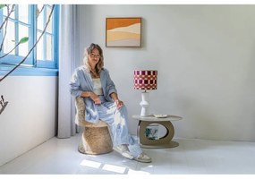 Бежова метална масичка за кафе 55x66 cm Tonda – Spinder Design