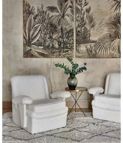 Кремав ръчно изработен вълнен килим подходящ за пране 200x300 cm Berber Soul – Lorena Canals