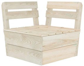 315634 vidaXL Модулен ъглов палетен диван, импрегнирана дървесина от смърч