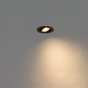 Модерен вграден прожектор тъмно бронз с наклон - Cisco